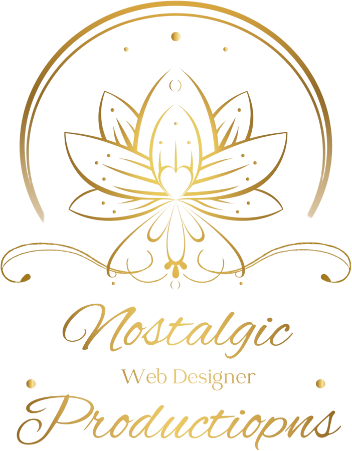 Nostalgic Productions gold lotus logo